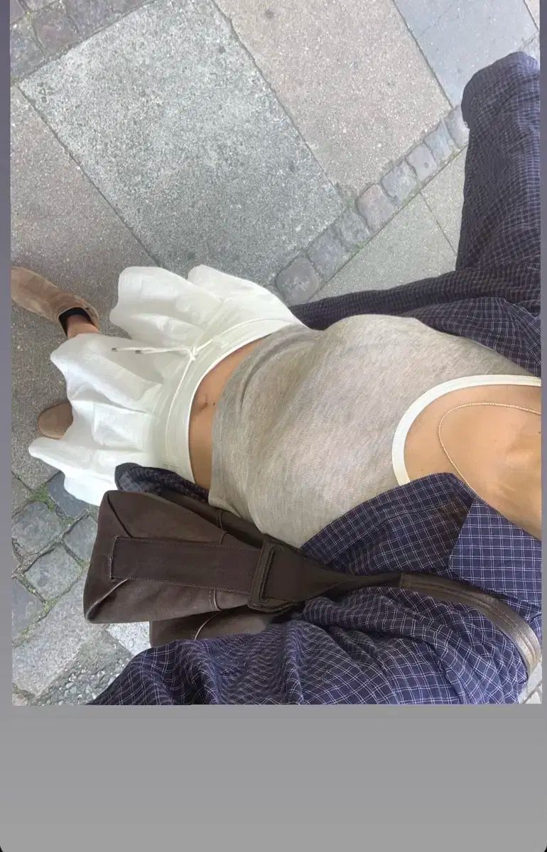 TANNAT アウトライン トリム ノースリーブ grey WWW_OLIVIERBERNSTEIN_COM