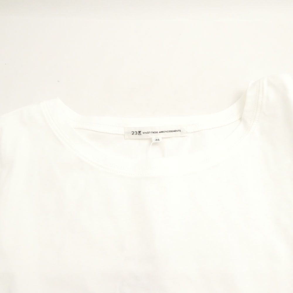 レースキャミソール付きカットソー