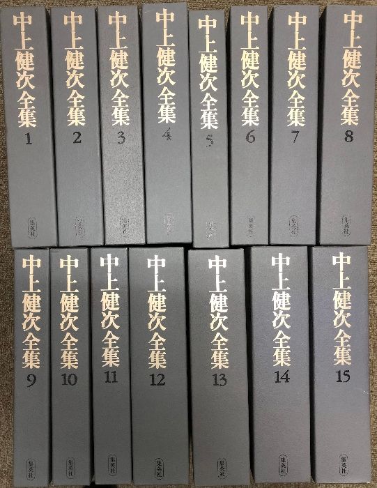 中上健次全集　全15巻揃　月報揃い Amazon.co.jp: 中上健次全集 全15巻・全巻セット (中上健次全集