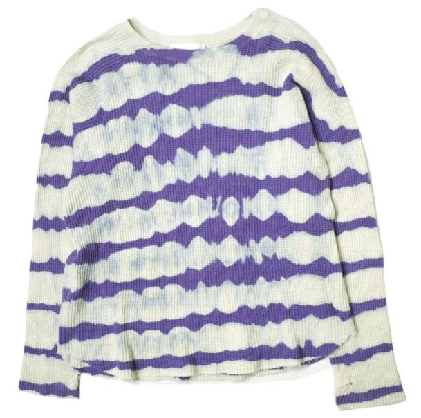 UNUSED アンユーズド 21SS 日本製 Tie Dye Thermal Long Sleeve T-shirt タイダイ染めサーマルロングスリーブTシャツ  US2023 0 PURPLE 長袖 ワッフル カットソー トップス g15320 - メルカリ