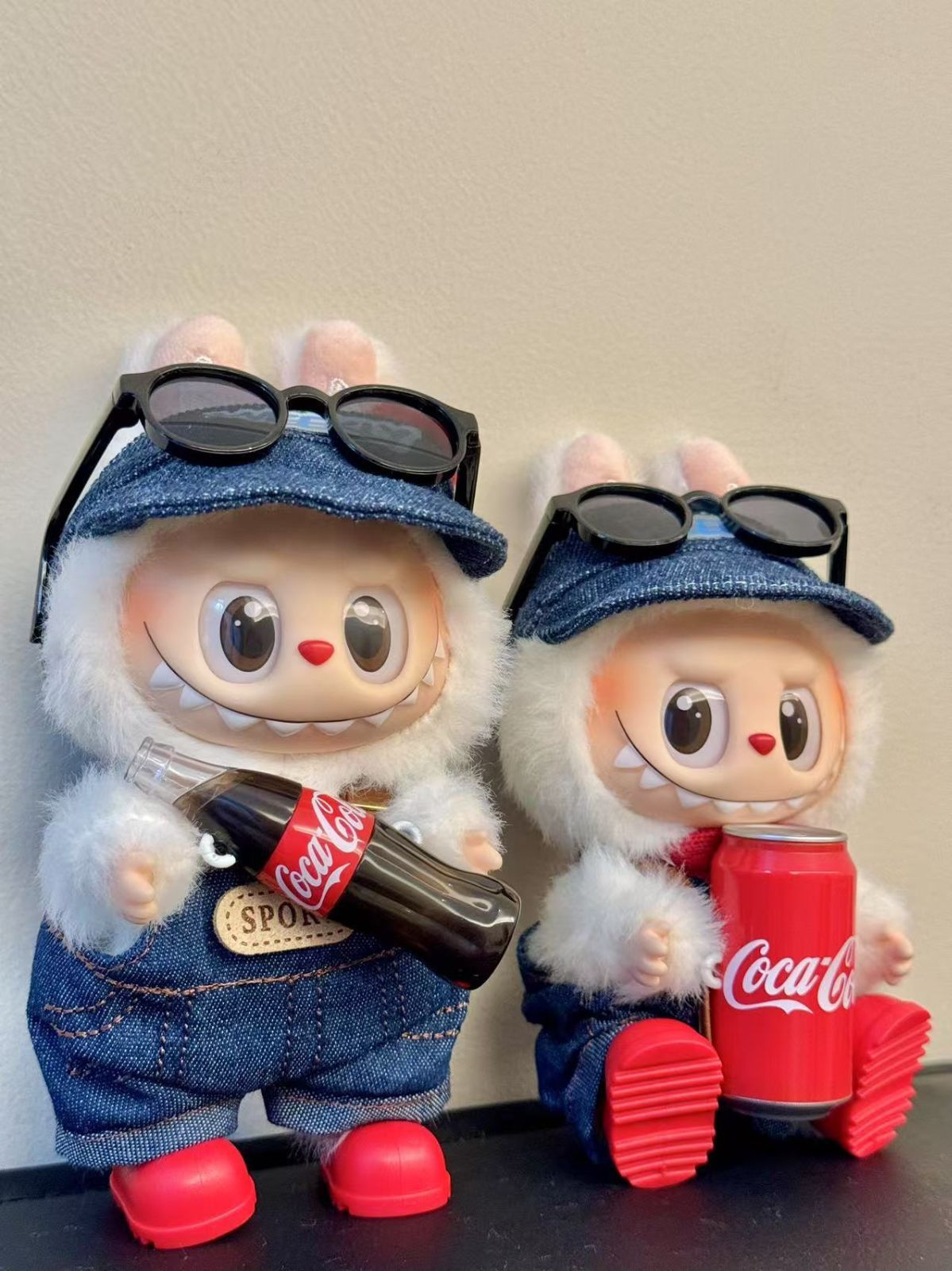 【正規品】ラブブ コーラ ペンダント ２個セット LABUBU ぬいぐるみ POPMART THE MONSTERS コカコーラ シリーズ ぬいぐるみ