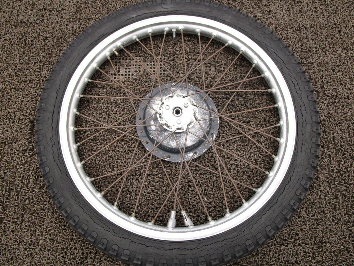 TS250 TAKASAGO フロントホイール □A6984 TS2504 スズキ TS2504 キャブ車 動画有