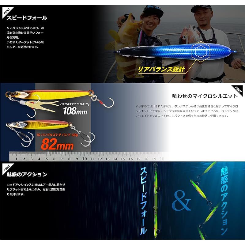 最終値下げ【JACKALL】ジャッカル　TG バンブルズジグバンプ（80g） TGバンブルズジグ バンプ - SALT WATER 海釣り｜JACKALL