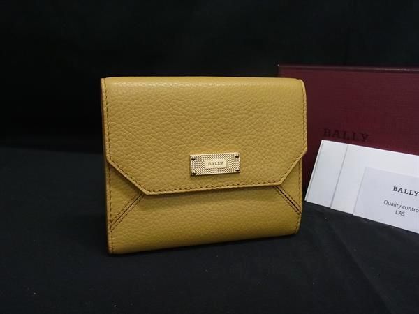 □新品□未使用□ BALLY バリー レザー 二つ折り 財布 ウォレット 小銭  