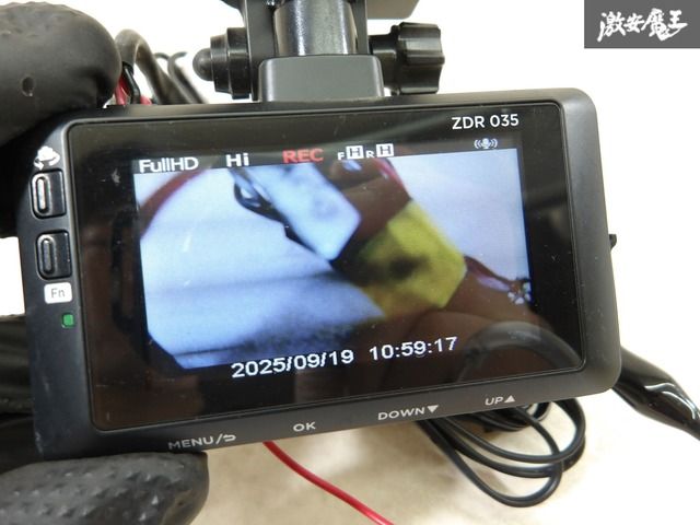 通電OK!!】COMTEC コムテック ZDR035 ドライブレコーダー