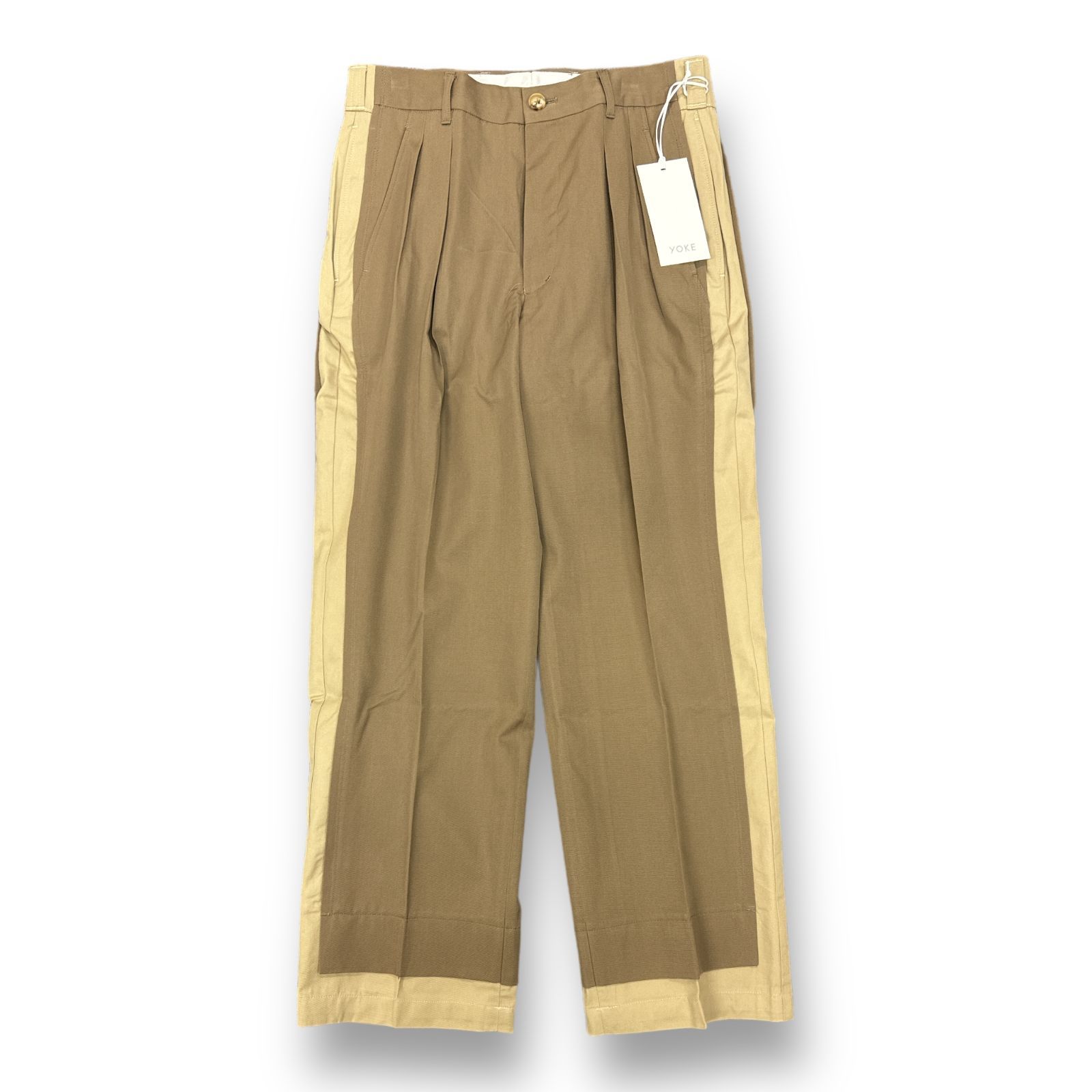 定価50600円 新品 YOKE 23SS Broken Wide 2pleated Trousers 定価50600円 新品 YOKE 23SS Broken Wide 2pleated Trousers