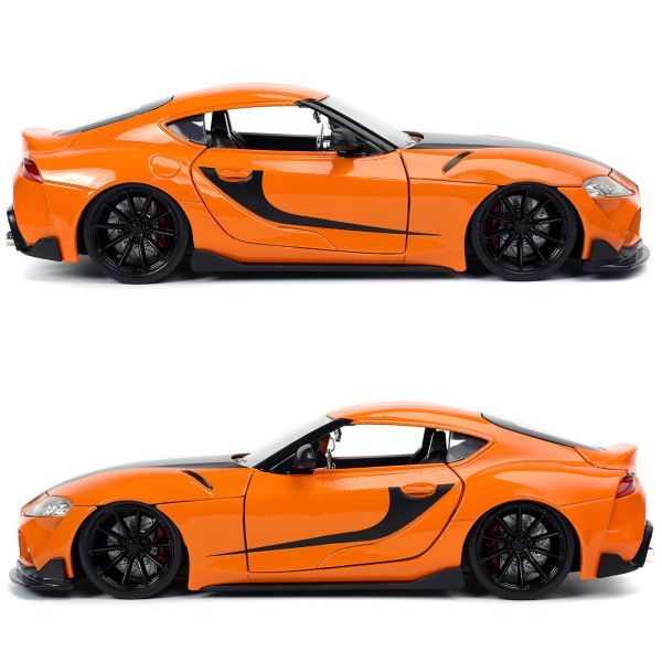 1:24ワイスピ HAN&#39;s 2020 TOYOTA SUPRA Fast & Furious 9 Han's 2020 Toyota Supra Diecast Model Car