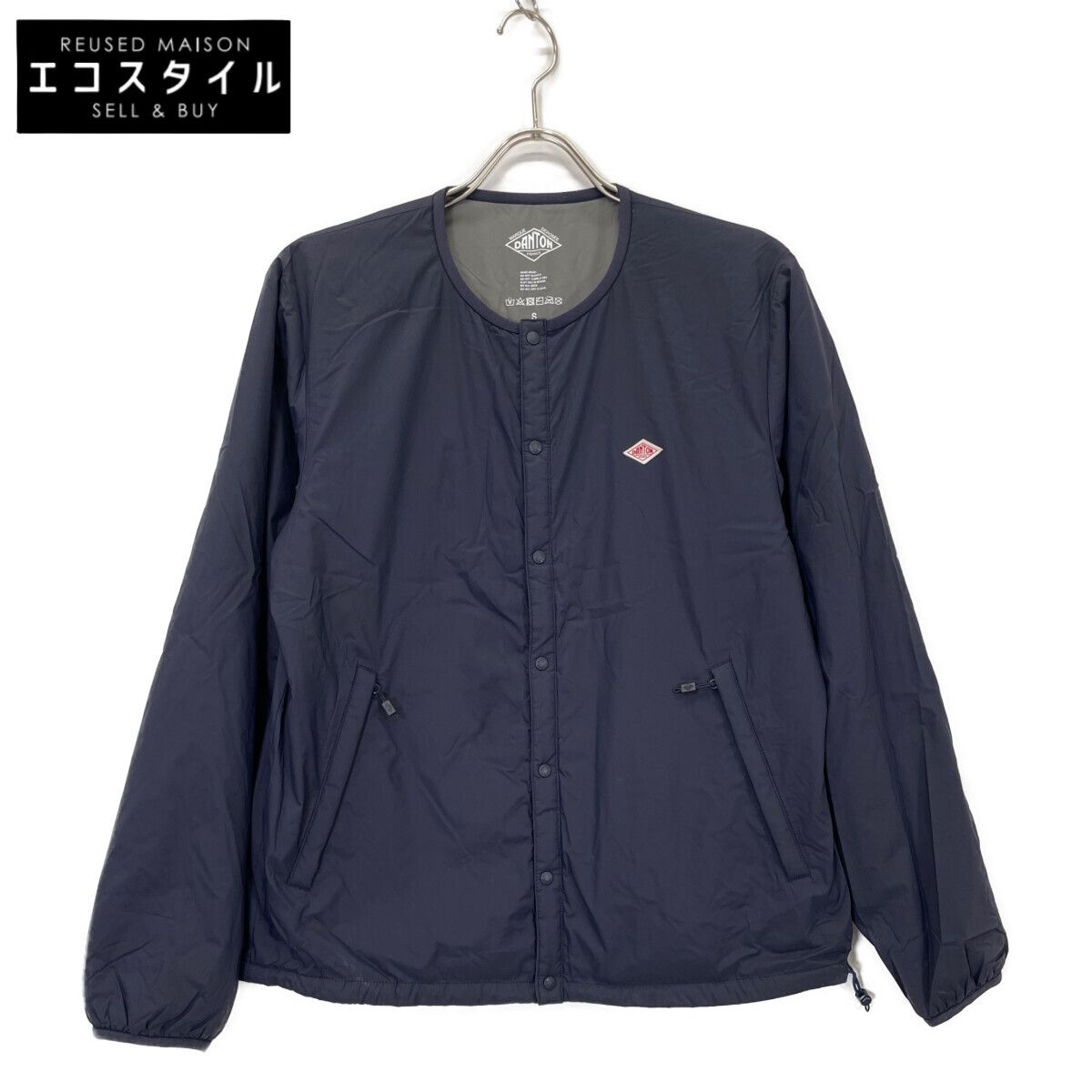 DANTON ダントン / インサレーション ジャケット　ネイビー DANTON ダントン ﾈｲﾋﾞｰ×ｸﾞﾚｰ ﾉｰｶﾗｰ ｲﾝｻﾚｰｼｮﾝ ｲﾝﾅｰｼﾞｬｹｯﾄ S