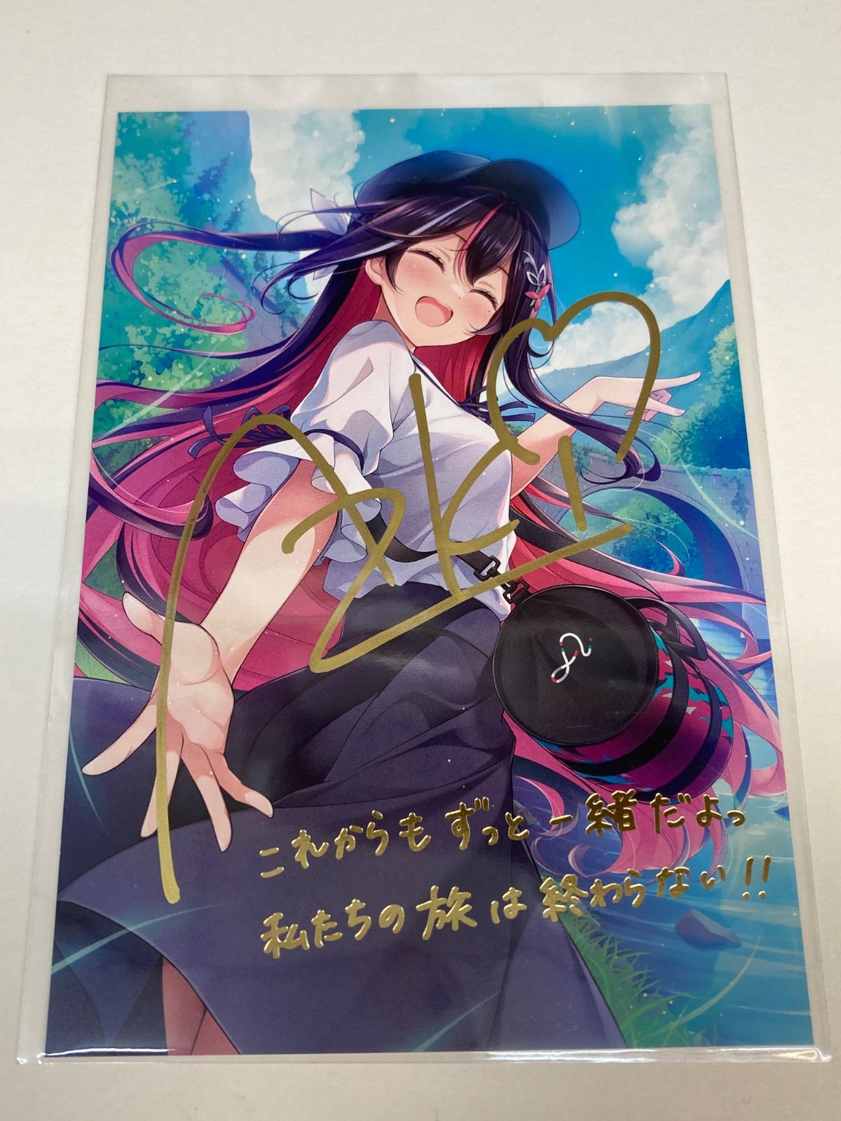 【★加古川物流】【中古・未開封品】AZKi 誕生日記念2023 直筆サイン ポストカード     ホロライブ 【718】 広店】AZKi 直筆サイン ポストカード 誕生日記念2023 ホロライブ