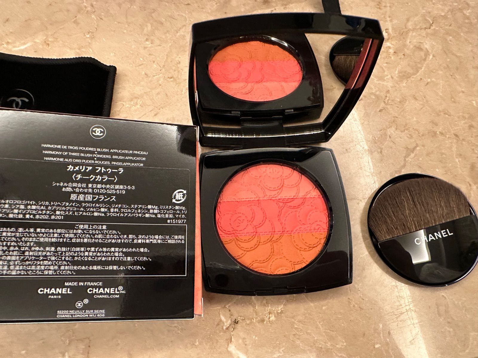 CHANEL カメリア フトゥーラ チークカラー M109557964安価