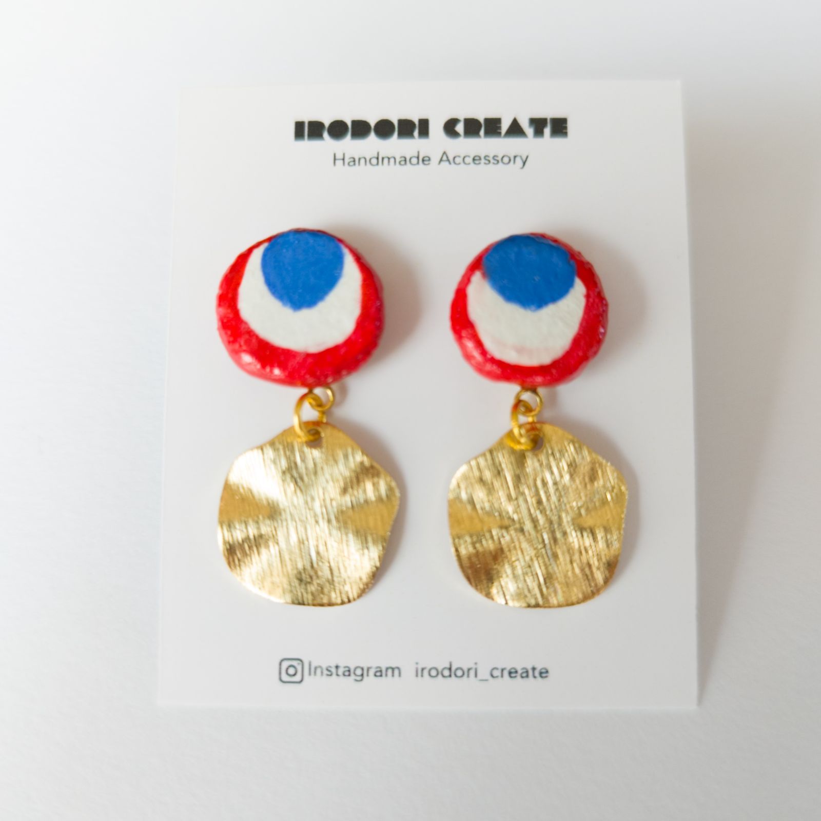 ミャクミャクカラー ピアス サージカルステンレス 大阪関西万博