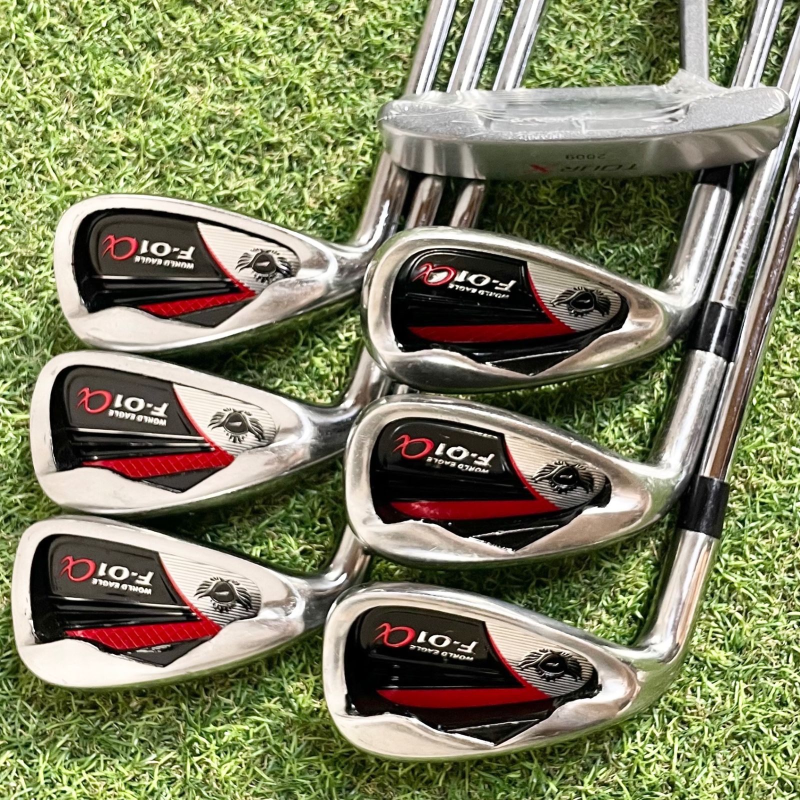 TaylorMade - 【貴重レフティ】TaylorMade R9 ゴルフクラブセット 10本 S メンズ 左 テーラーメイド アール9 レフティー 左利き用 左利き 左用 貴重レフティ】TaylorMade R9 ゴルフクラブセット 10本 S メンズ