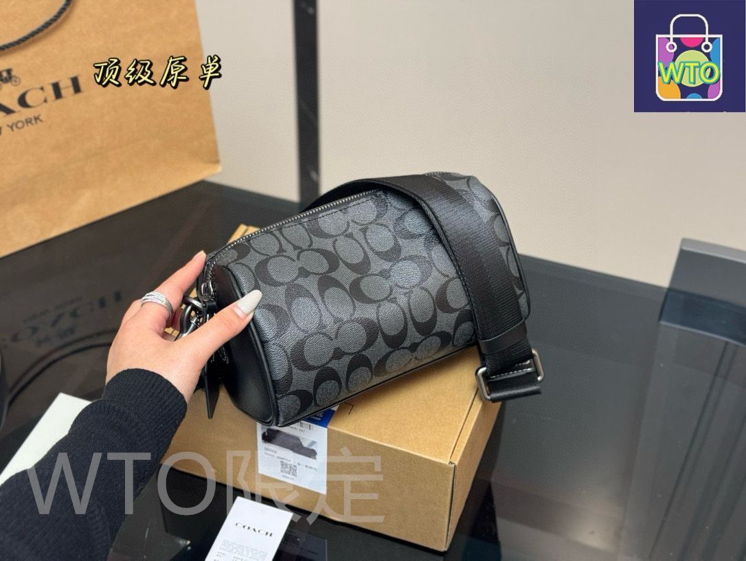 今日 COACH Axel モノグラム チューブバッグ 2Way-WTO輸入2
