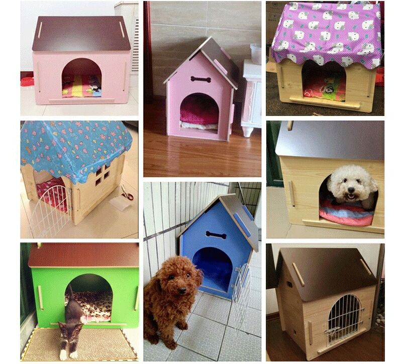 Lサイズ 室内用 犬小屋 木製 ペットハウス ペットゲート ケージ 犬 猫兼用 おしゃれ 室内用ハウス DH-1L トラベルソムリエ t-pet9 WWW_SUPERTOOLSSHOP_NL