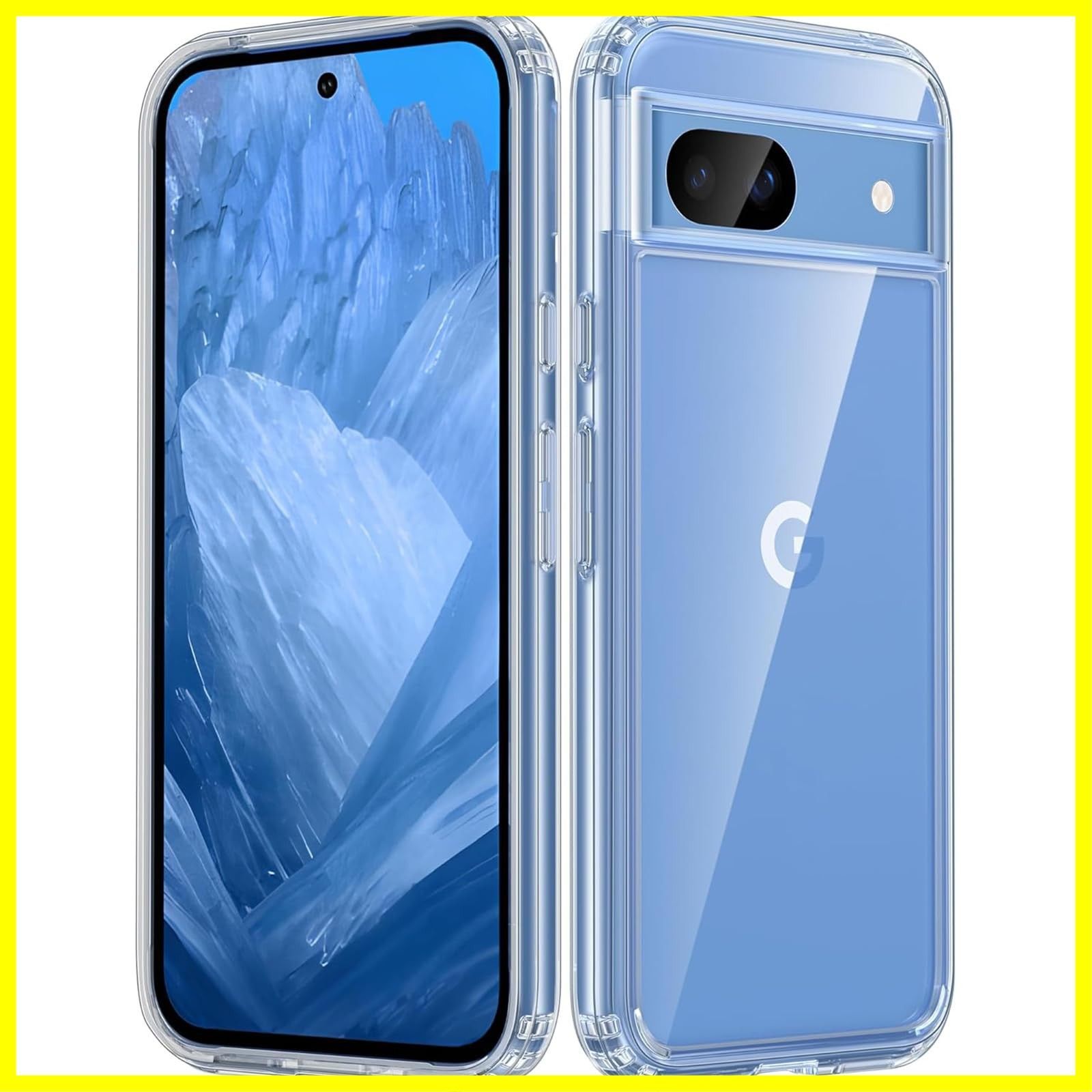 人気商品】[Roypad] 対応 Google Pixel 8a ケース クリア TPU+PC