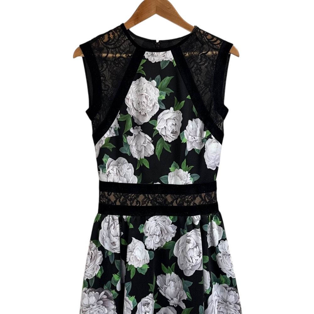 tadashi shoji ドット柄 ノースリーブワンピース タダシ ショージ TADASHI SHOJI ノースリーブ ミディアム ドレス