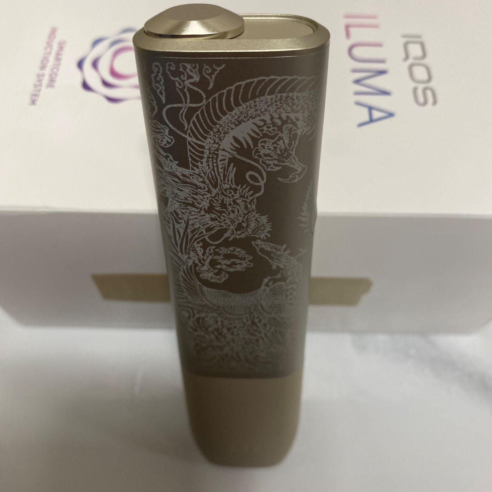 iQOS ILUMA ONE アイコス イルマ ワン レーザー加工 龍 鳳凰