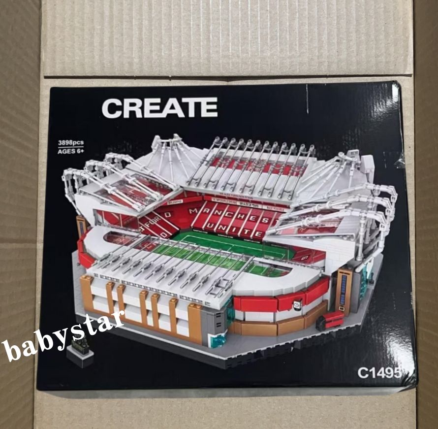 レゴ互換品 知育玩具 おもちゃ トラフォード ブロック 建物 3898PCS
