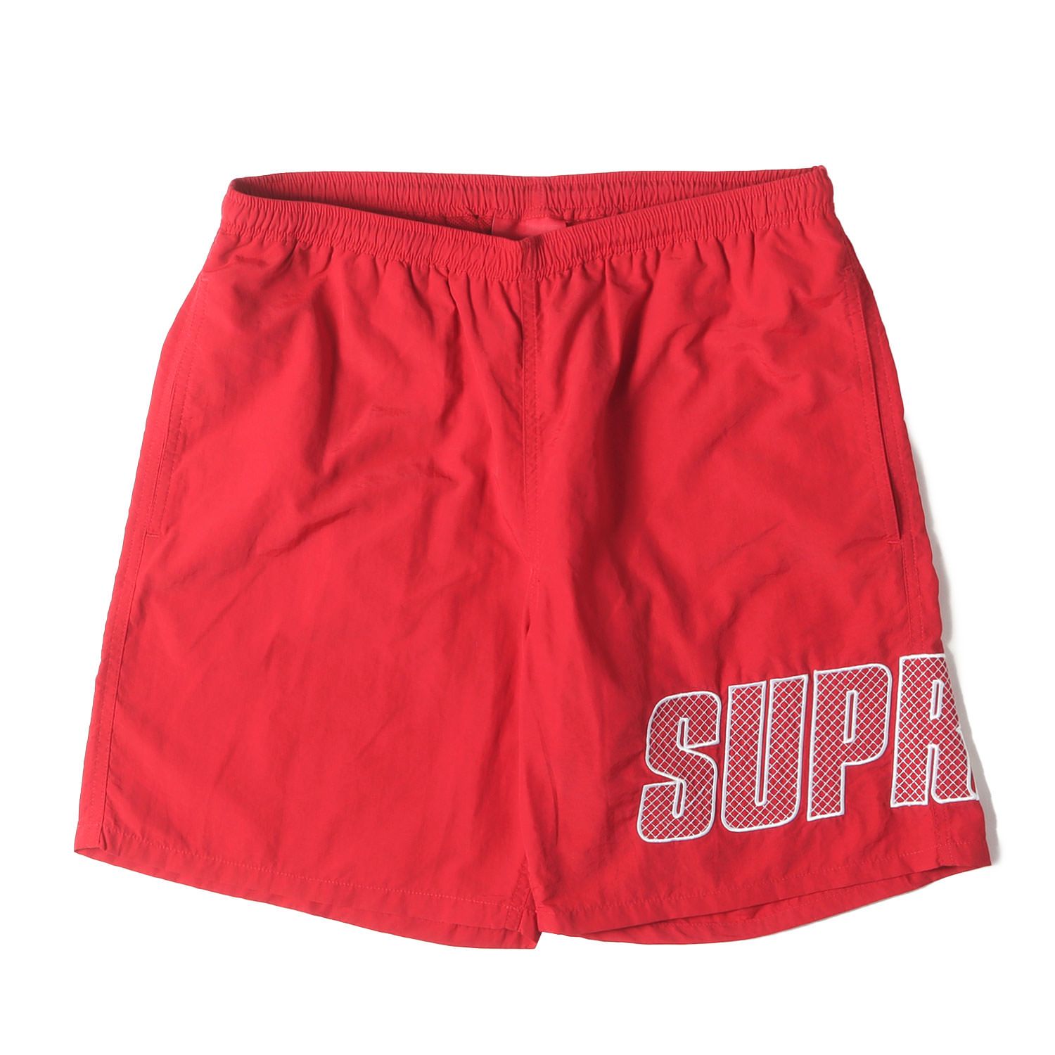 19ss supreme logo ウォーターショーツ　Sサイズ　2枚セット 美品】Supreme シュプリーム パンツ サイズ:S / 19SS ロゴ