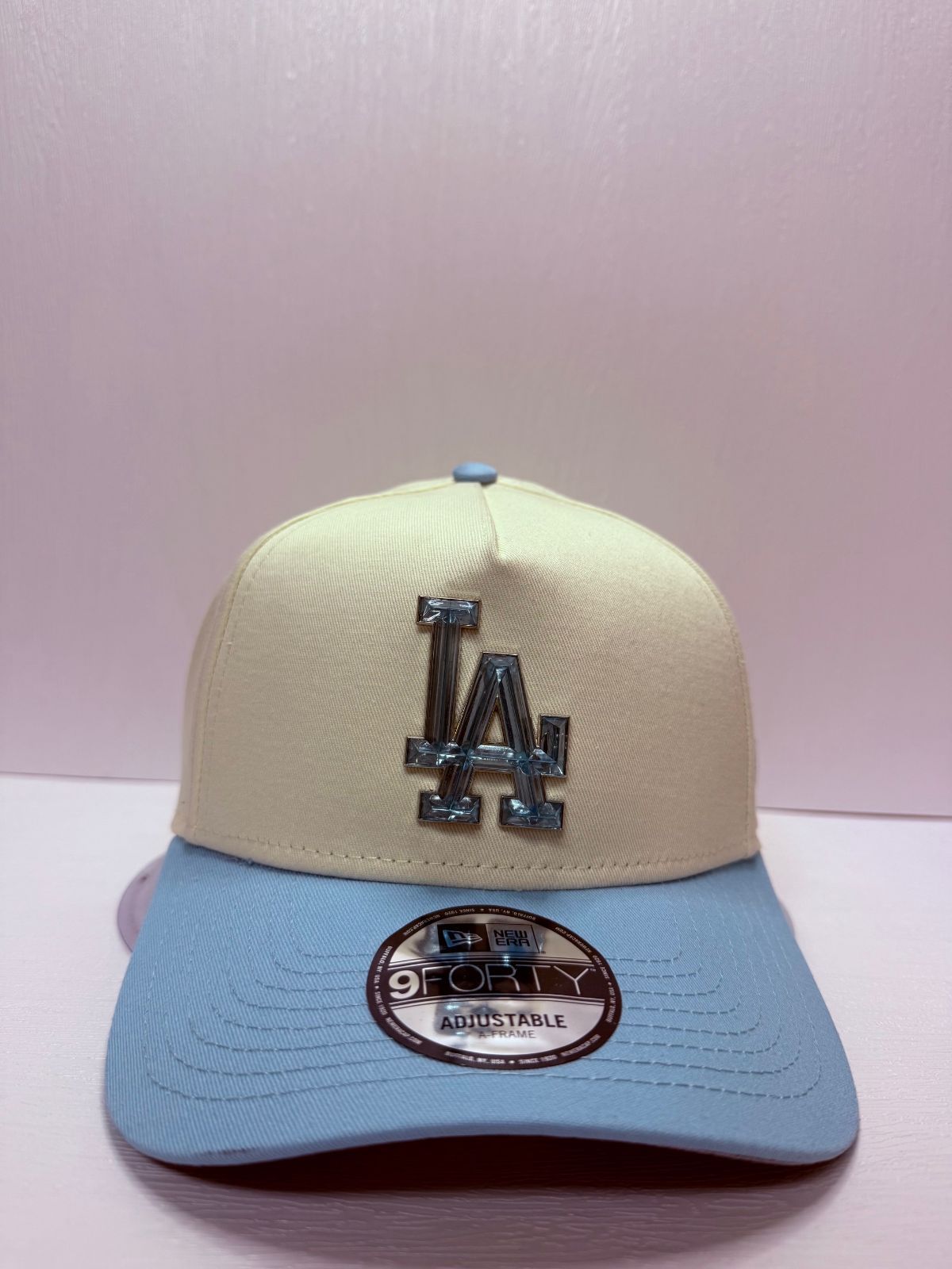 Newera ロサンゼルスドジャース クリスタル 99forty A-FRAME スナップバックキャップ ツートンカラー