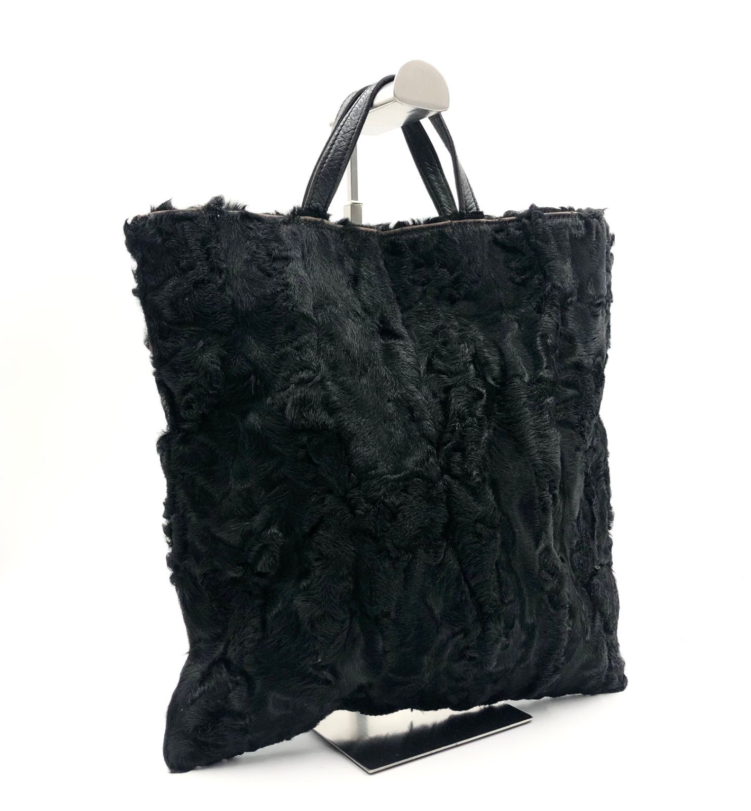 □超希少ヴィンテージ□LOEWE ロエベ トートバッグ ハラコ×レザー 本革 