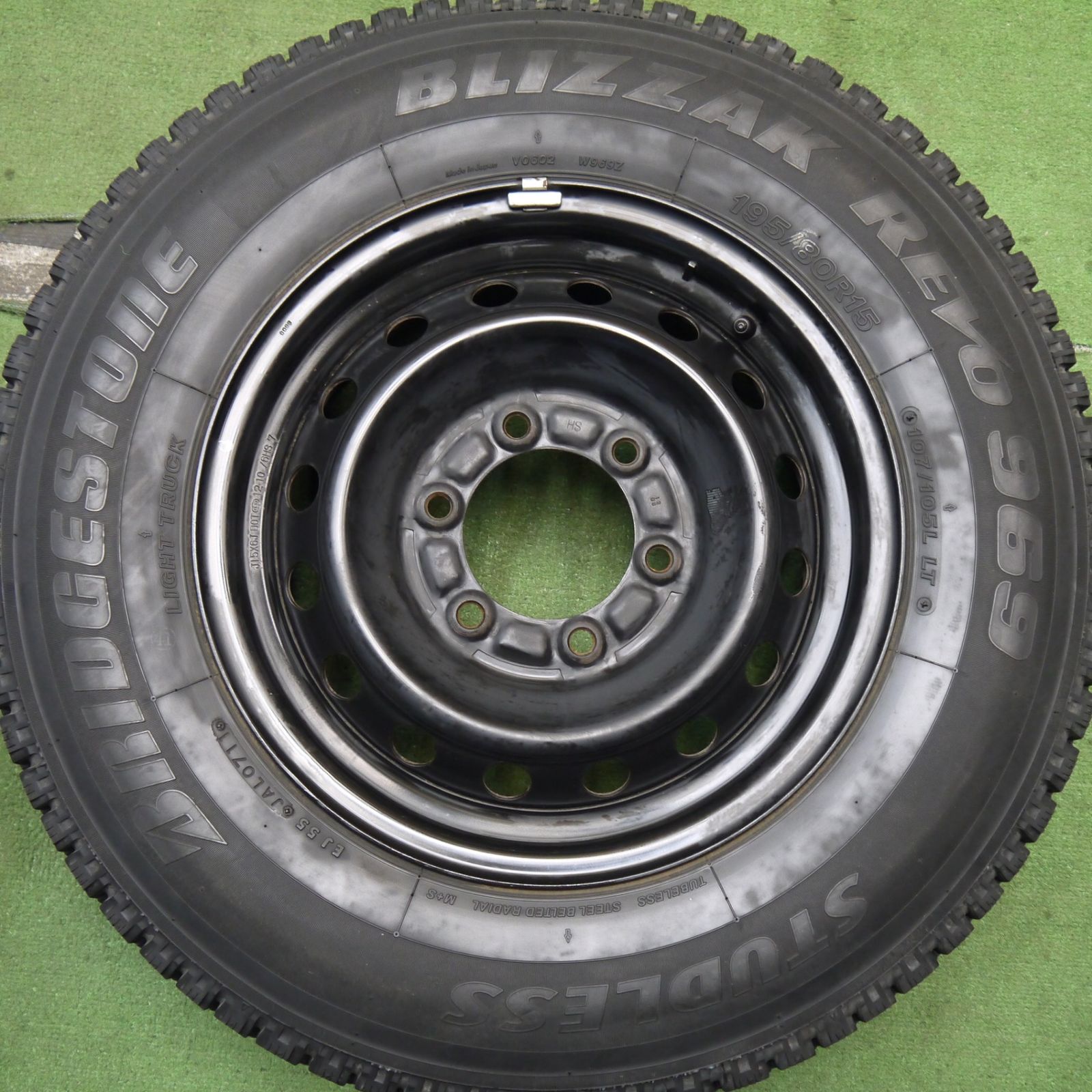 4本価格☆トヨタ ハイエース 純正 スチール 195/80R15 107/105L