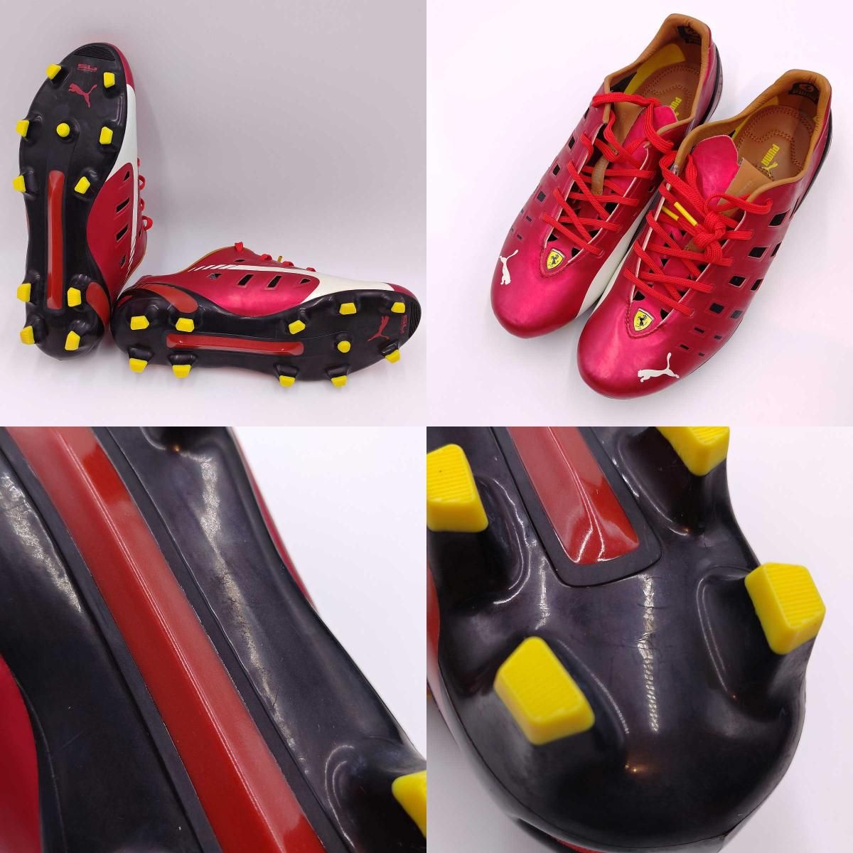 PUMA - プーマ サッカースパイク evoSPEED エヴォスピード 1.3 FG F947 LIMITED EDITION 26cm 103321-01 PUMA フェラーリモデル コラボ PUMA - プーマ サッカースパイク evoSPEED エヴォスピード 1.3