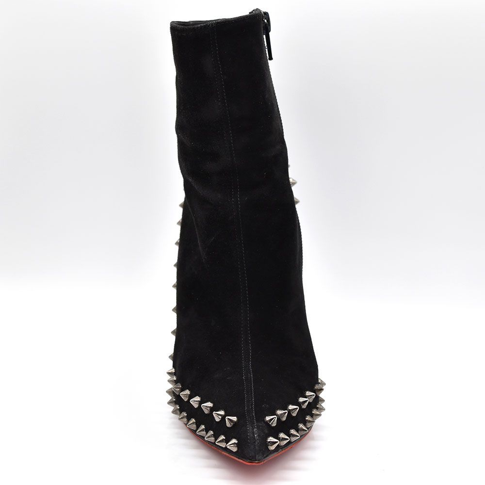 ルブタン　ブーツ N0513】ルブタン Christian Louboutin スタッズブーツ 38(24.5