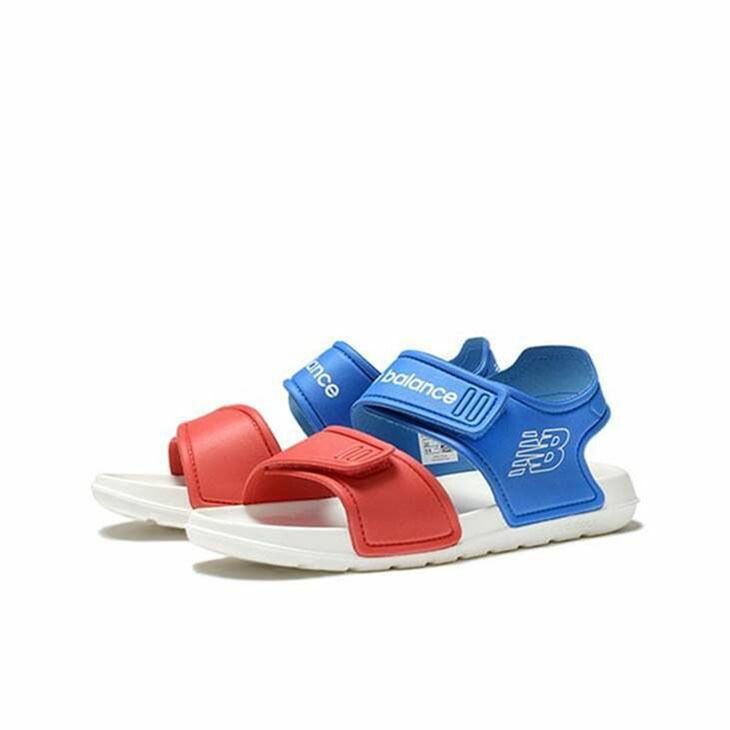 超激得，送料無料 ニューバランス ジュニア サンダル NEWBALANCE SPSD v1 Sandal 子ども用 スポーツサンダル 17-23cm ストラップサンダル 子供靴 キッズシューズ サマーシューズ スポーティ 男の子 女の子 マジックテー サンダル