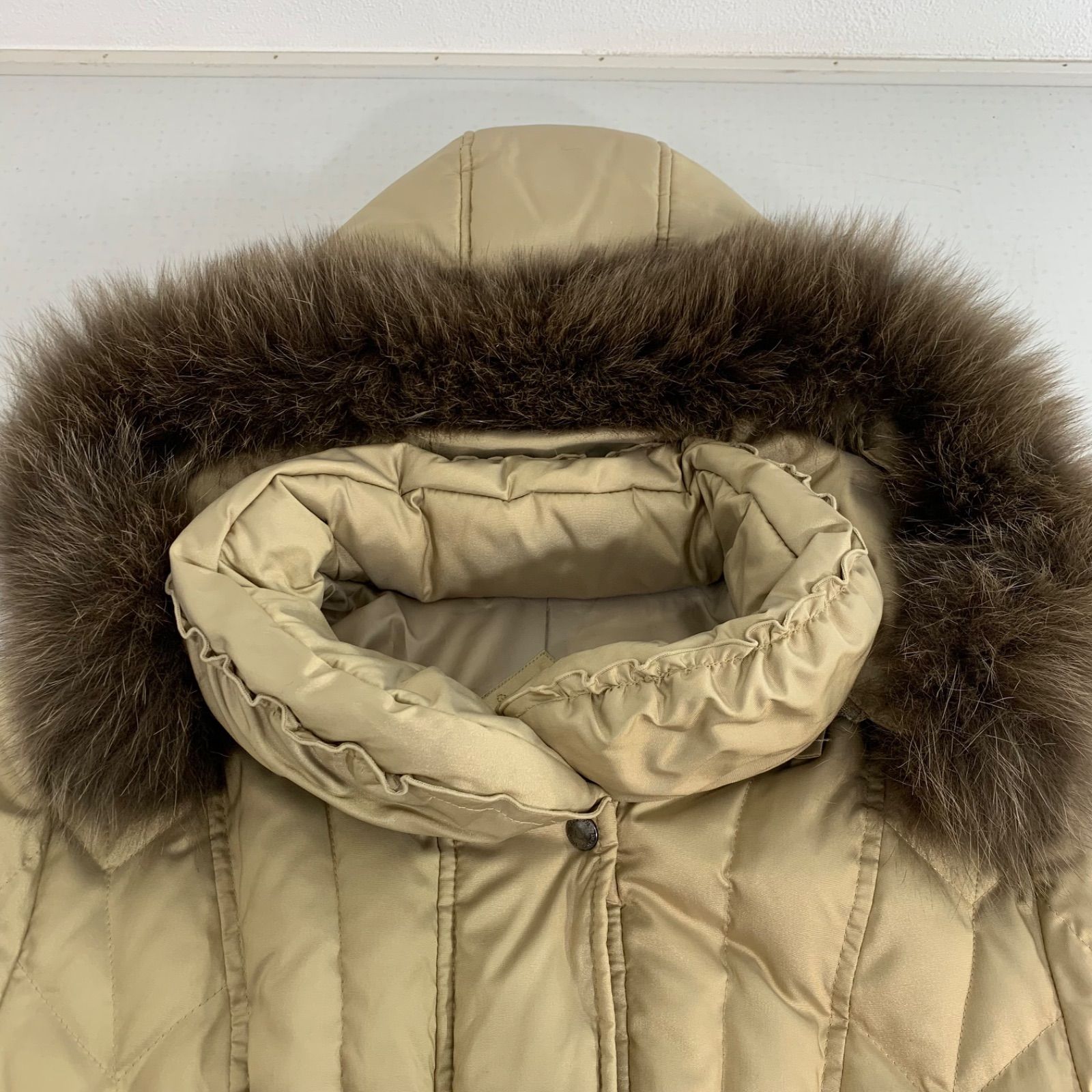 KAORYINU カオリーヌ ロングダウンコート フォックスファー サイズ44