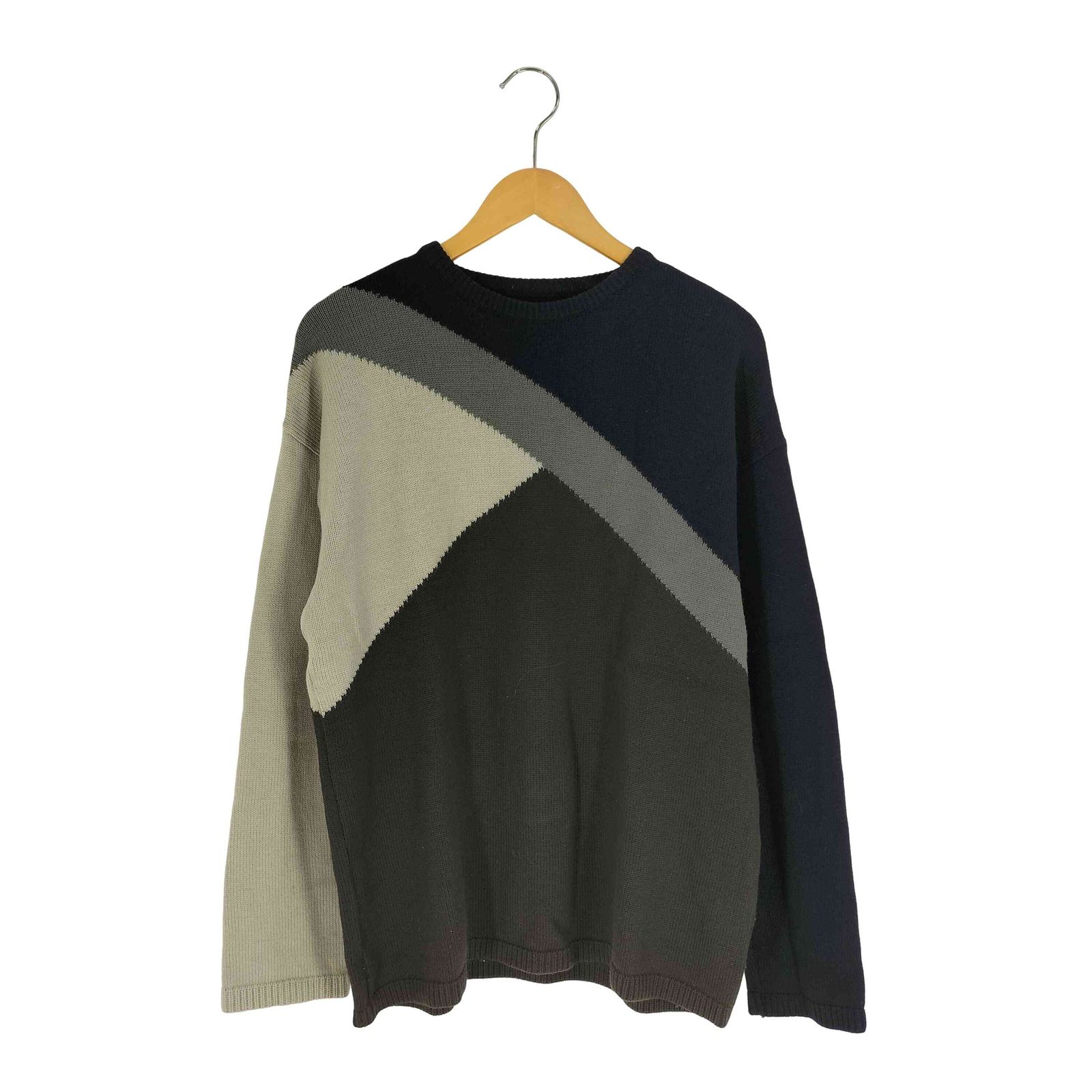 アルマーニ ARMANI 90S~00S イタリア製 メリノウール クルーネック 