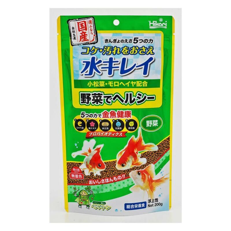 セット キョーリン ひかりきんぎょのえさ5つの力野菜 特小粒 200 g