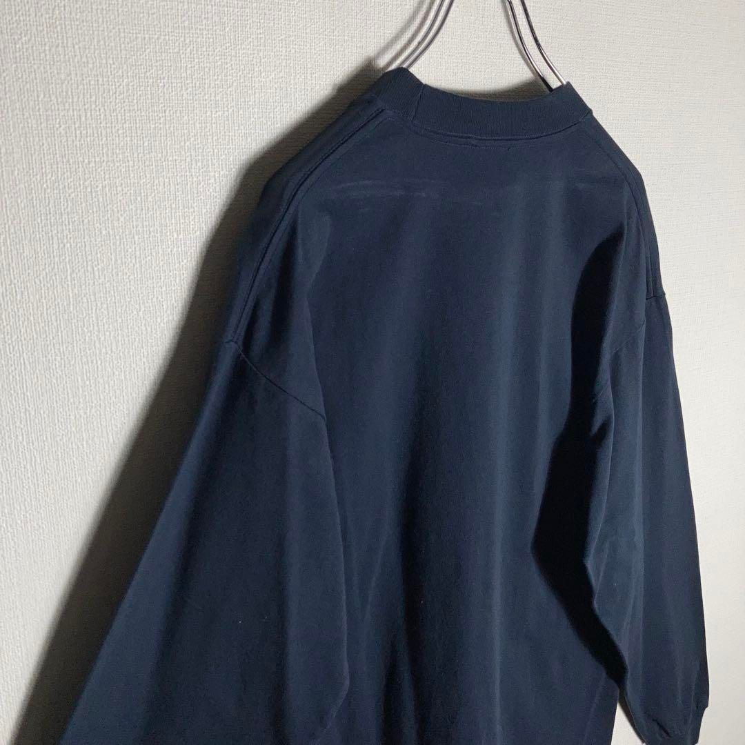 APPLEBUM 薄手スウェット ロンT感覚 アーチロゴ 紺 L. APPLEBUM 薄手スウェット ロンT感覚 アーチロゴ 紺 L