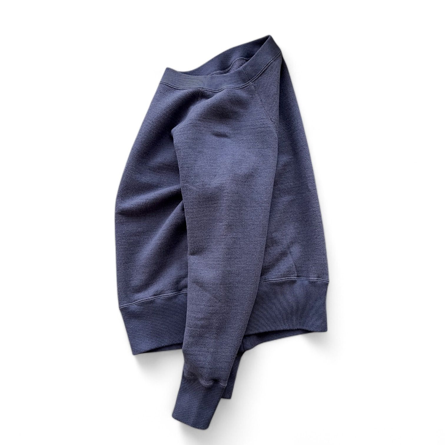 slopeslow スロープスロウ overdyed inlaid jersey sweaatshirt  