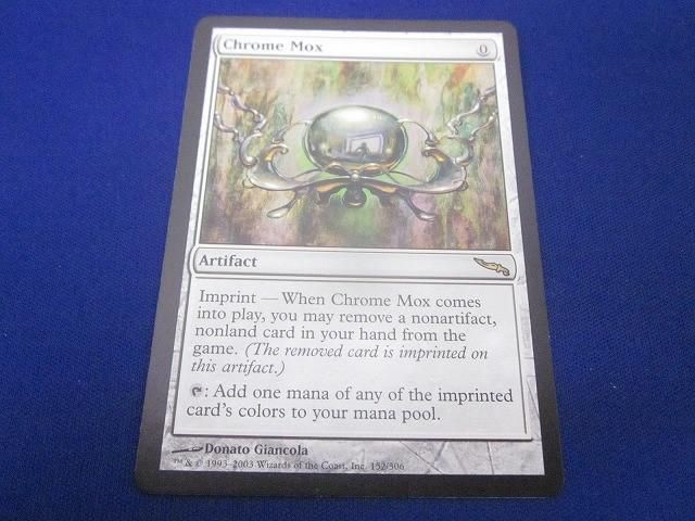 Chrome Mox マジック：ザ・ギャザリング Amazon.co.jp: MTG 金属モックス Chrome Mox MRD 日本語版 Foil