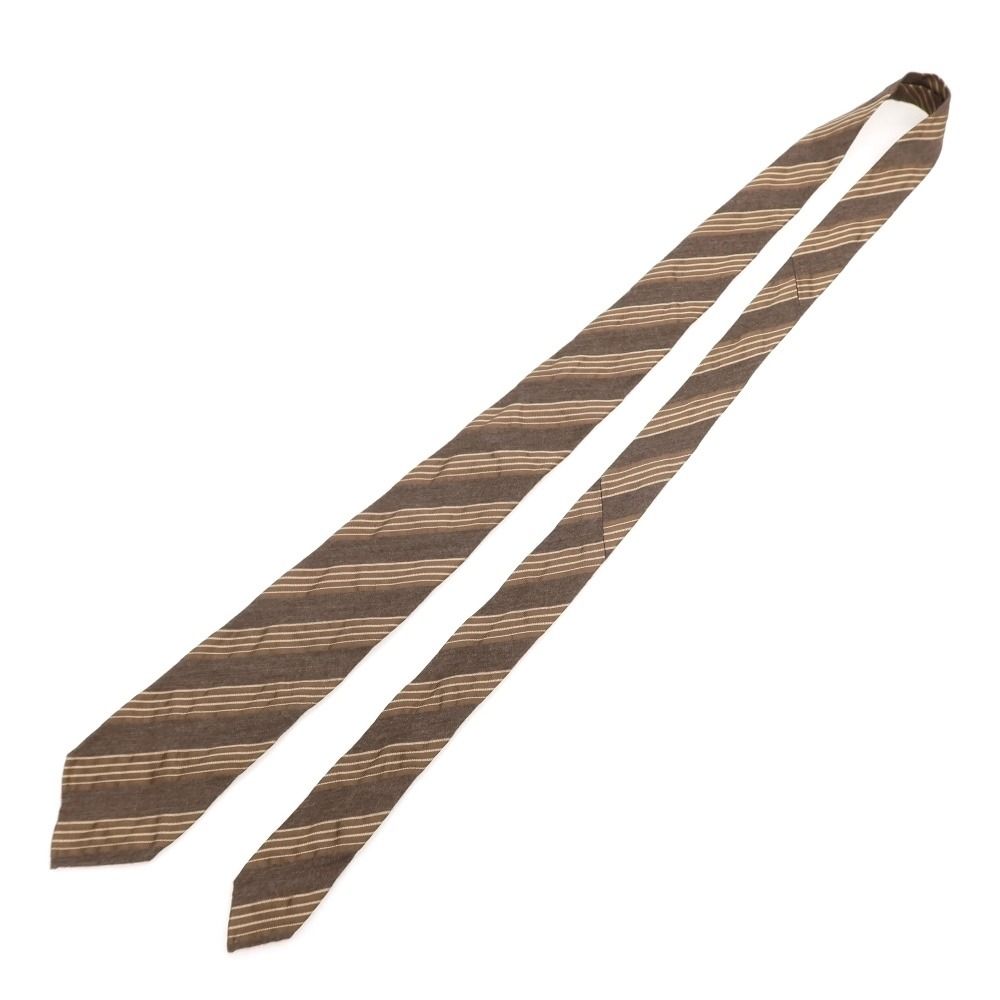中古】タイユアタイ TIE YOUR TIE ストライプ セッテピエゲ シルク
