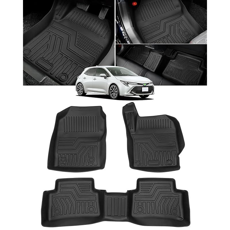 【新品】 Cartist カローラ スポーツ 210系 に適用 フロアマット 立体カーマット 2WD専用 COROLLA SPORT 210系 TPE素材 3Dフロアマット 防水 滑り防止 セカンドマット 耐汚れ カスタムパーツ ズレ防止 