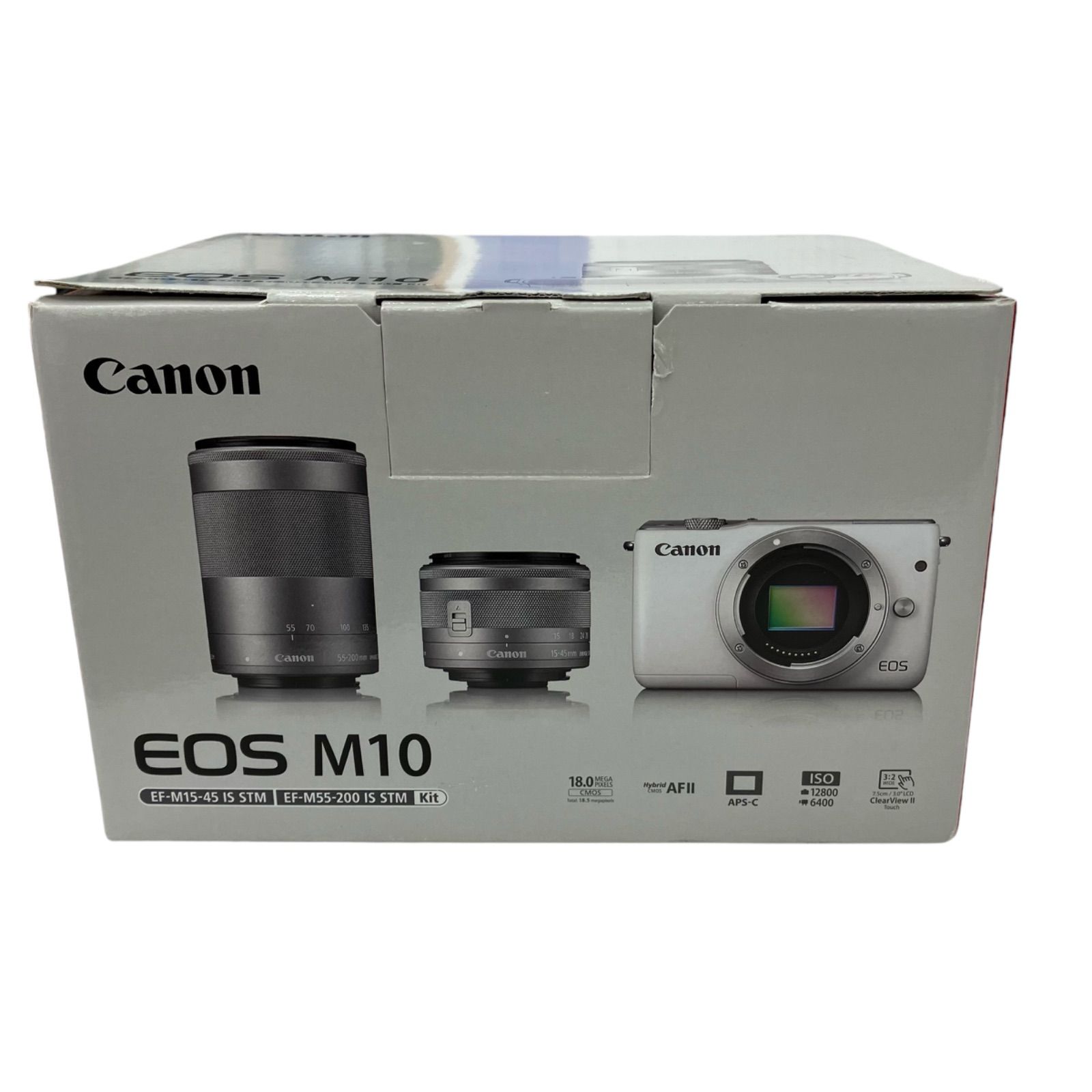 現状品★Canon EOS M10 ダブルズームキット　 ミラーレス一眼レフ