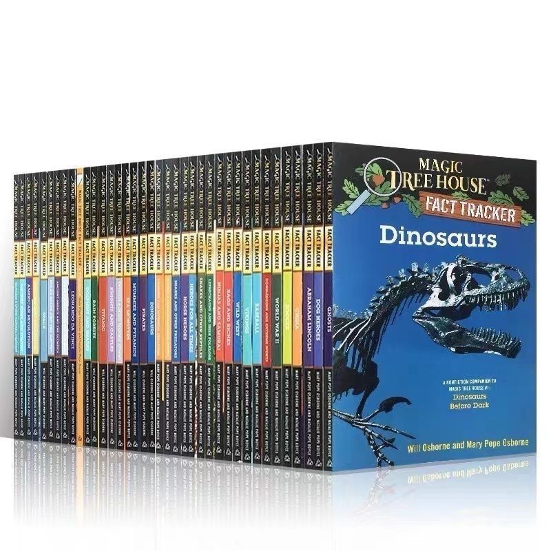 Magic Tree House Fact Tracker 絵本44冊 音源付 英語 洋書 最新版 Magic Tree House Fact Tracker 44冊 音源付