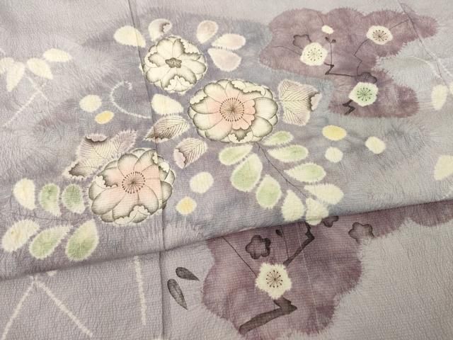 平和屋着物●訪問着　絞り　辻が花　正絹　逸品　AABA6719ck 平和屋着物○訪問着 絞り 辻が花 正絹 逸品 AABA6719ck - メルカリ