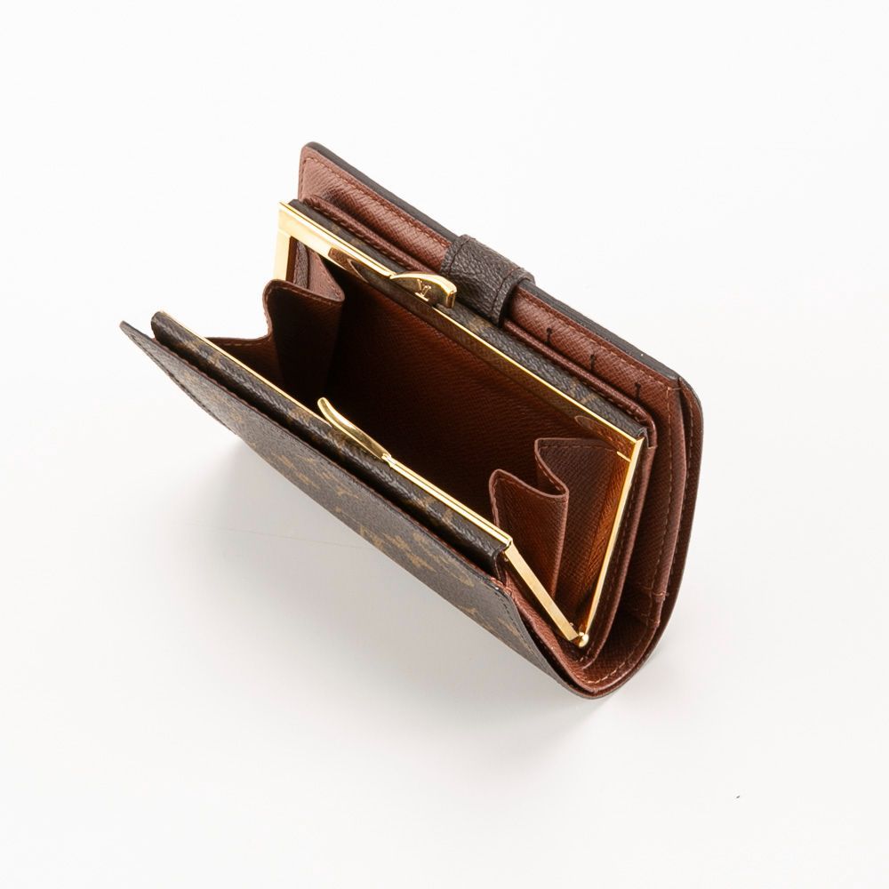 LOUIS VUITTON モノグラム 財布 ポルト モネ ヴィエノワ がま口 LOUIS