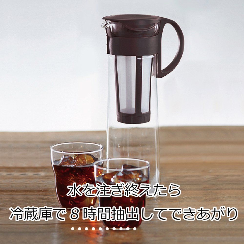 HARIO (ハリオ) 水出し珈琲ポット 1000ml ストレーナー取り外し可