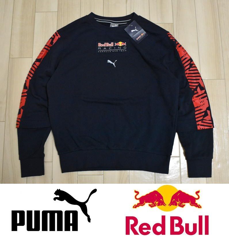 新品 PUMA レッドブル グラフィック ミッドレイヤー S 763012-01 スウェット プーマ