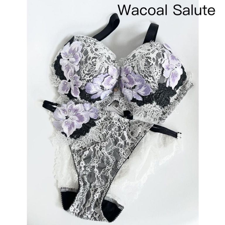 Wacoal Salute ワコール ブラジャー-ショーツ 65G メキシコ コレクション Prime Group プライムグループ E80|L み 6450914