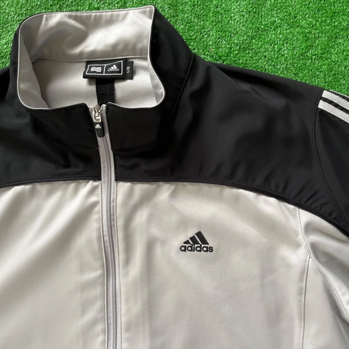 adidas GOLF アディダスゴルフ 半袖 フルジップ ゴルフジャケット L