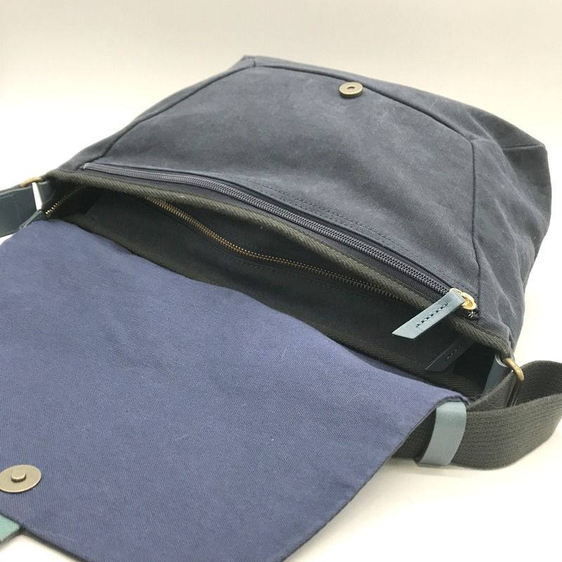 香久山鞄 求道の布帛(ふはく) 帆布 ショルダーバッグ A4可 斜め