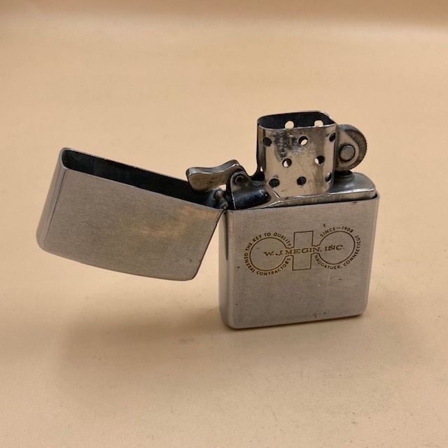 ジッポー Zippo ライター 1969年 W.J. MEGIN. INC. 企業もの 豆腐フェルト