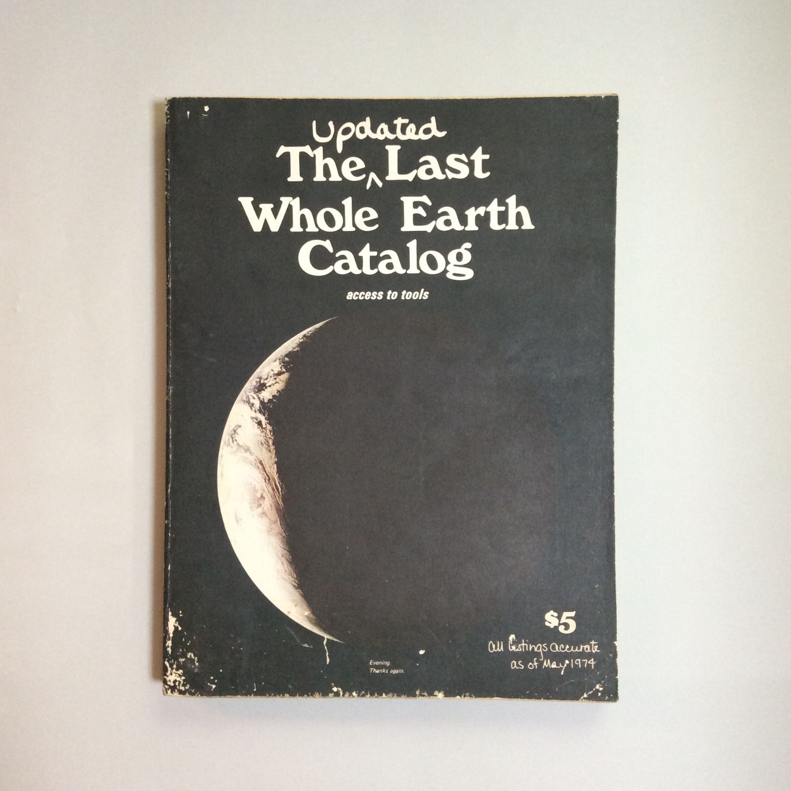 The Last Whole Earth Catalog&Epilog 2冊 The Updated Last Whole Earth Catalog / ラストホールアース
