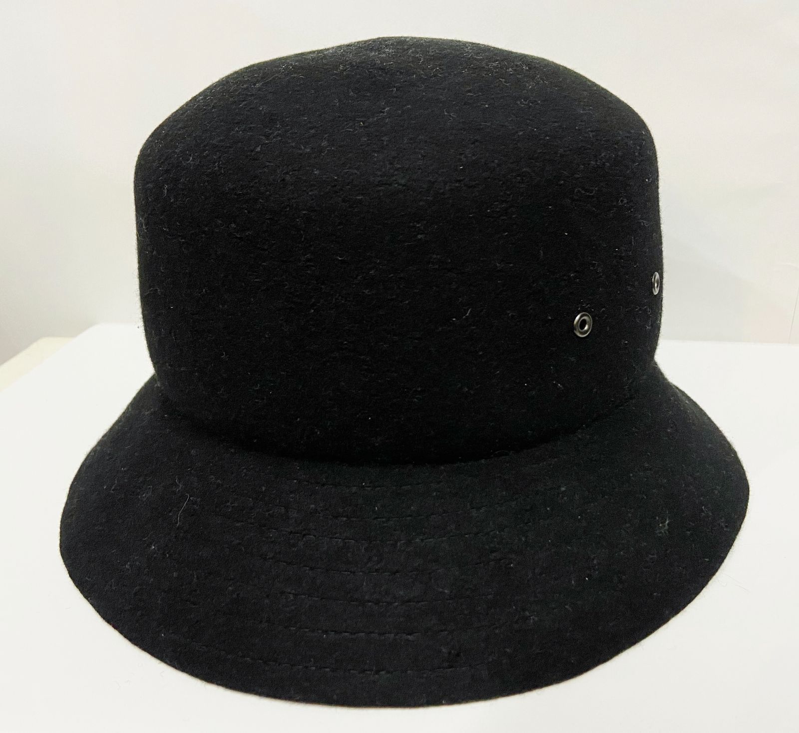 カシラ CA4LA 帽子 ハット ウール リボン 黒 /YI12 レディース ca4la リボンウールキャップ ハット カシラ