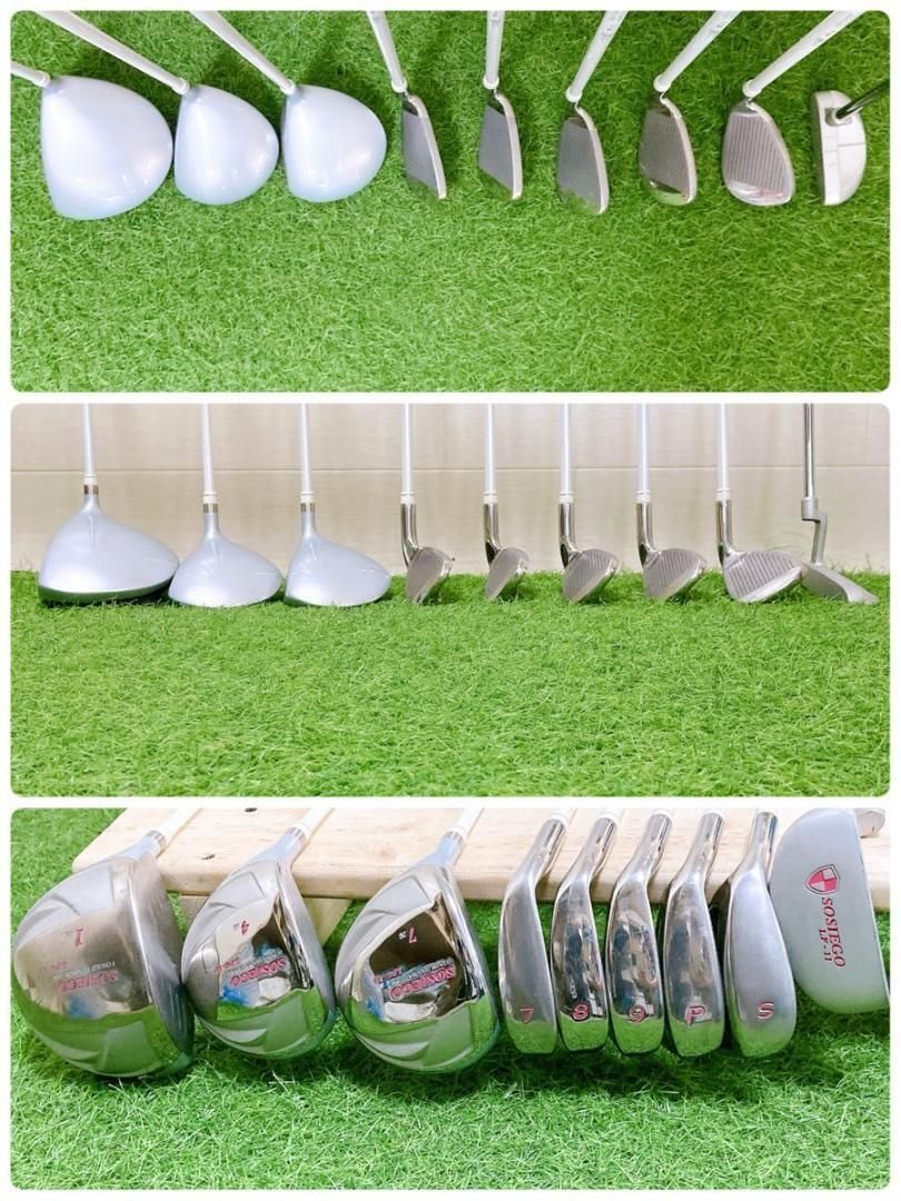 2.希少レフティー　初心者オススメ　左利きレディースセット　スタンド式 2.希少レフティー 初心者オススメ 左利きレディースセット スタンド式